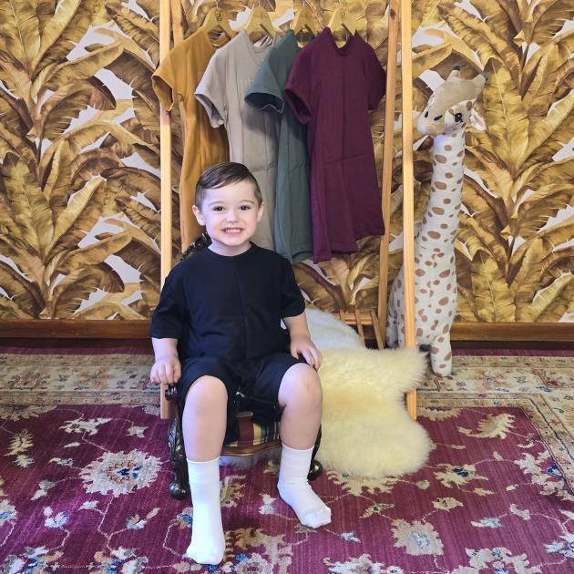 Mamas Touch Sleeping Suit | Black